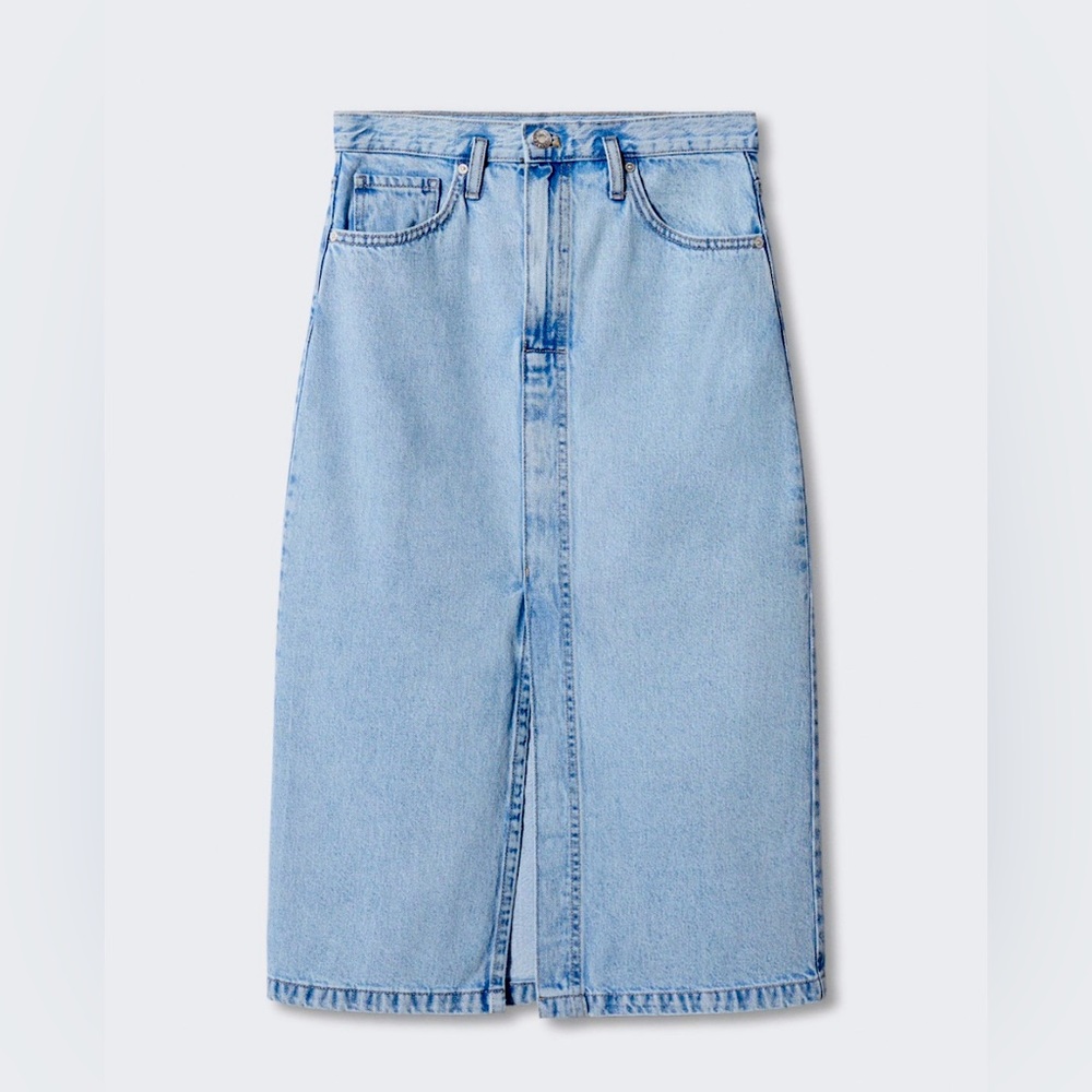 MANGO denim skirt
